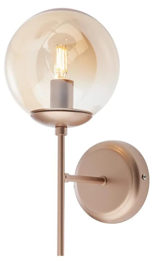 Mundi AP wandlamp champagnekleur E14 1x28W