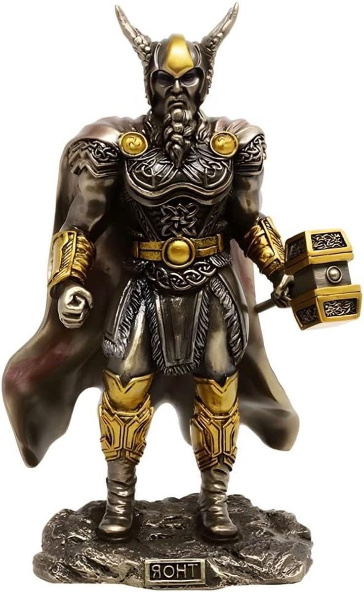 Decoratieve Figuur Bronzen Beeld Handgegoten Polyresin Brons Hoogte: 22,5 cm