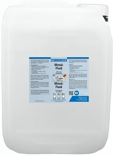 WEICON Metal-Fluid, lösemittelfreie Pflege- und Schutzemulsion für Metalle, 10 L, weiß, milchig (15580010)