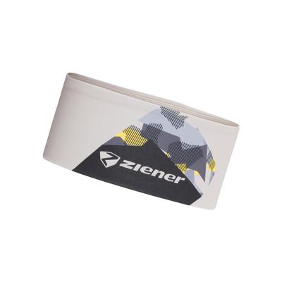 Stirnband ZIENER "IMMRE-Z UNISEX", Damen, mustard speed print, Materialmix, Mützen Stirnband, elastisch