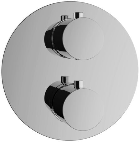 Herzbach Fertigmontageset 11.500550.1.01 Unterputz-Brause-Thermostat round, chrom