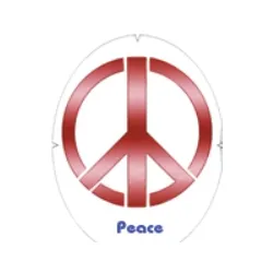Tourna- Fun Racketschablone- Peace