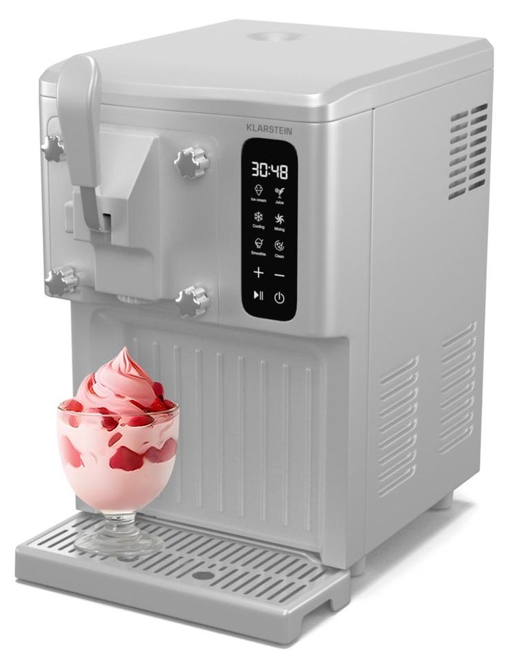 Softeismaschine Eismaschine Milchshakemaschine - 1,5 Liter - Weiß - 3-in-1 Funktion - Touchscreen