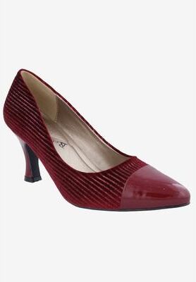 Women's Zesty Cord Pump by Bellini in Wine Corduroy (Size 9 M)