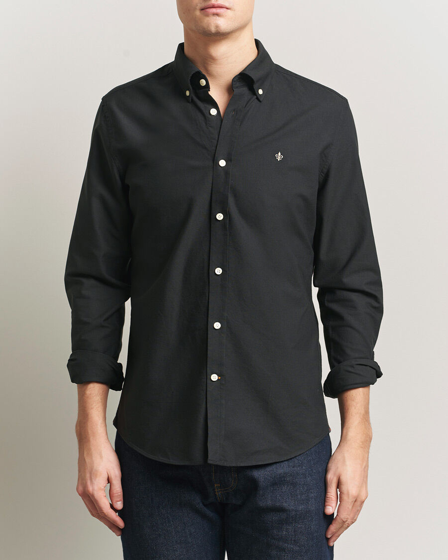 Morris Douglas Oxford Shirt Black men M Sort