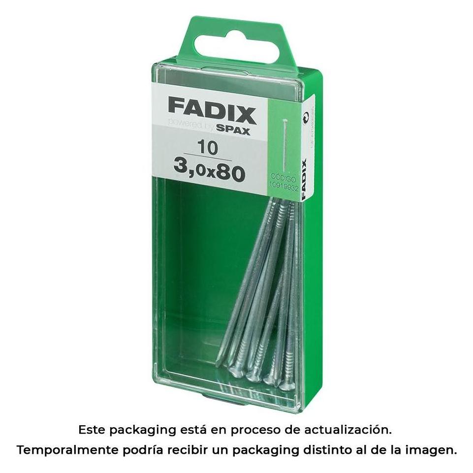 Fadix Box m 10 Stück. cp Stahlnagel 3,0x80mm (10 Stk., 80 mm) (49376965)