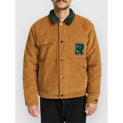 RVCA Post Dayshift Cord Jacke camel Gr. L