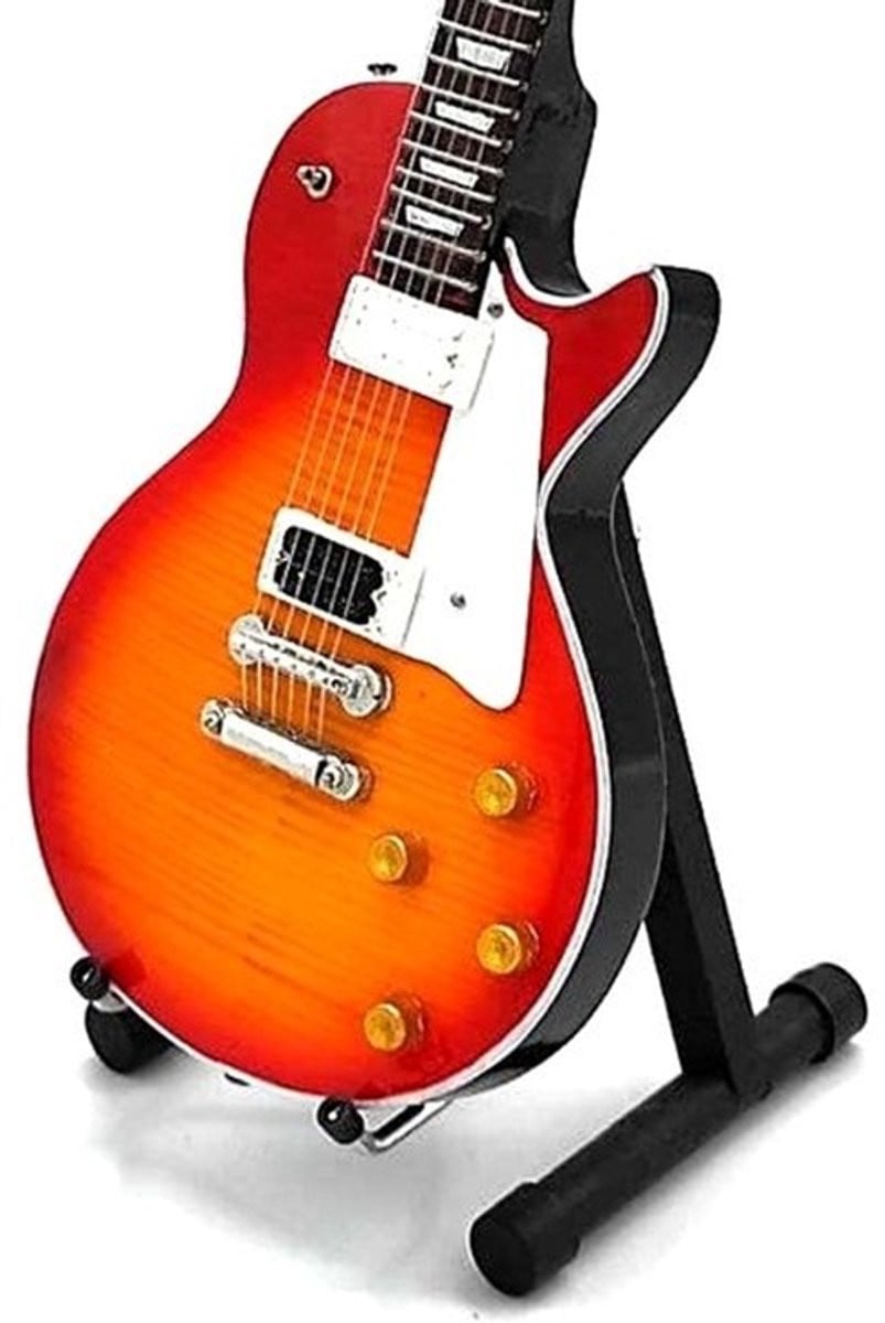 Miniatuur replica Gibson Les Paul gitaar Jimi Page Led Zeppelin