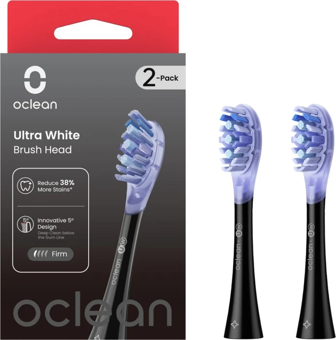 Oclean Ultra White UW02 2 Stück, schwarz, 2 Stück