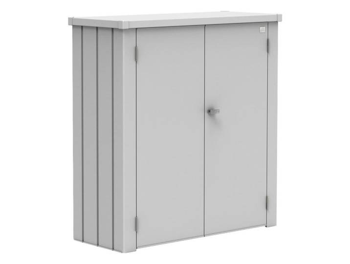 Biohort Geräteschrank, Silberfarben, Metall, 132x140x57 cm, Freizeit & Co, Heimwerken, Werkstatteinrichtung