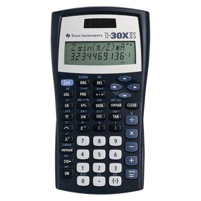 TEXAS INSTRUMENTS Schulrechner TI-30X II, Solar- und Batteriebetrieb (CR2025)