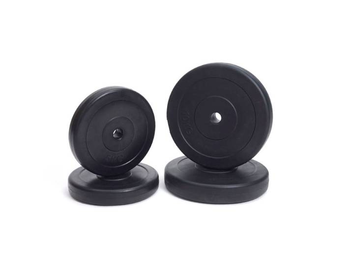 Hantelscheibe Kunststoff 2 x 5 kg + 2 x 10 kg