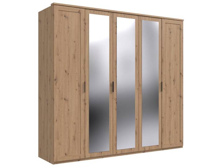 DREHTÜRENSCHRANK Nadja Eiche Dekor B: 225 cm