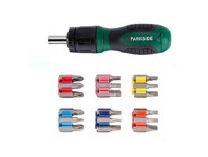 PARKSIDE® Tournevis à cliquet avec embouts « PSRB 31 A1 », 31 pièces.