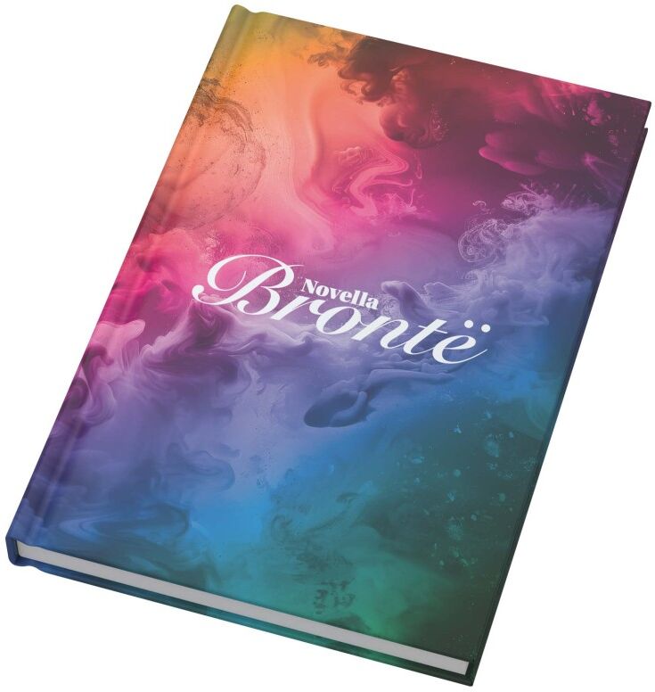 Carnet A5 personnalisable à couverture mate Novella Brontë blanc