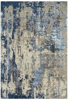 Alora Decor Noble Abstract Hand-knotted Wool Blend Rug