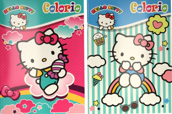 Hello Kitty Colorio Kleurboek met 32 pagina's wit papier