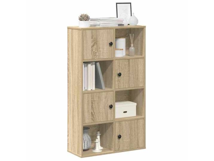 Bibliothèque chêne sonoma 60x24x101 5 cm bois d'ingénierie étagère à livres support de rangement support à livres 860393