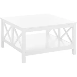 COUCHTISCH weiß quadratisch 80/80cm Lotta
