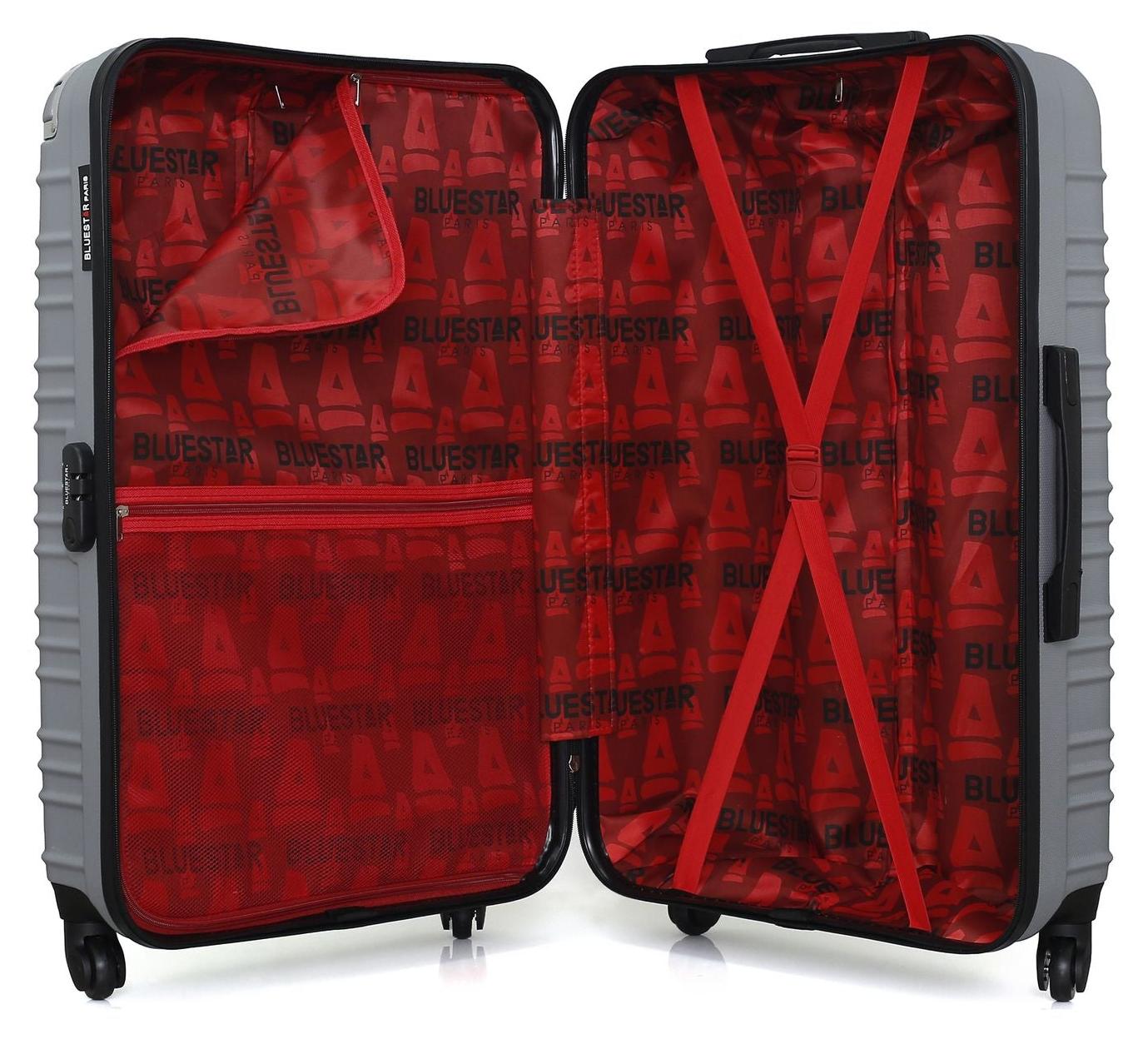 BLUESTAR - 4er-Set LIMA-C-Koffer, 75 cm, 4 Rollen