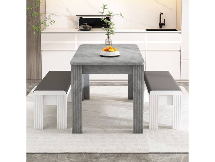 Table à manger table à manger moderne table à manger robuste table à quatre pattes table en bois de chêne tabl