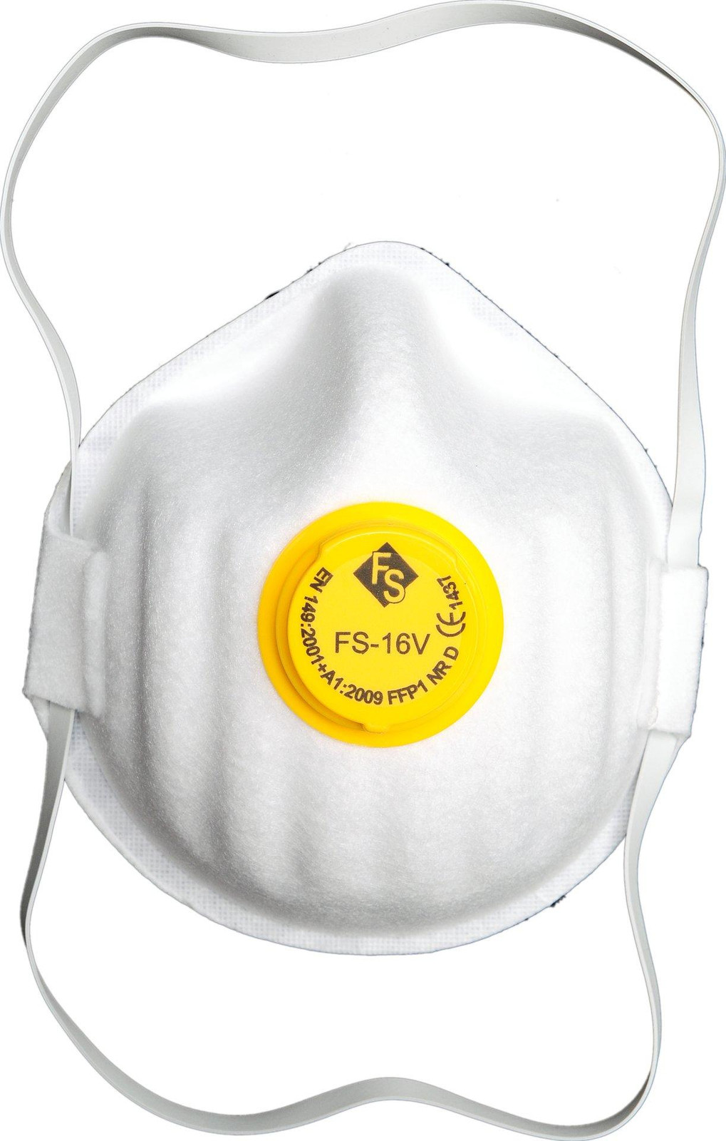 Yato YT-7486 FFP1 beker masker, wit, polypropyleen (PP), EN 149:2001 + A1:2009