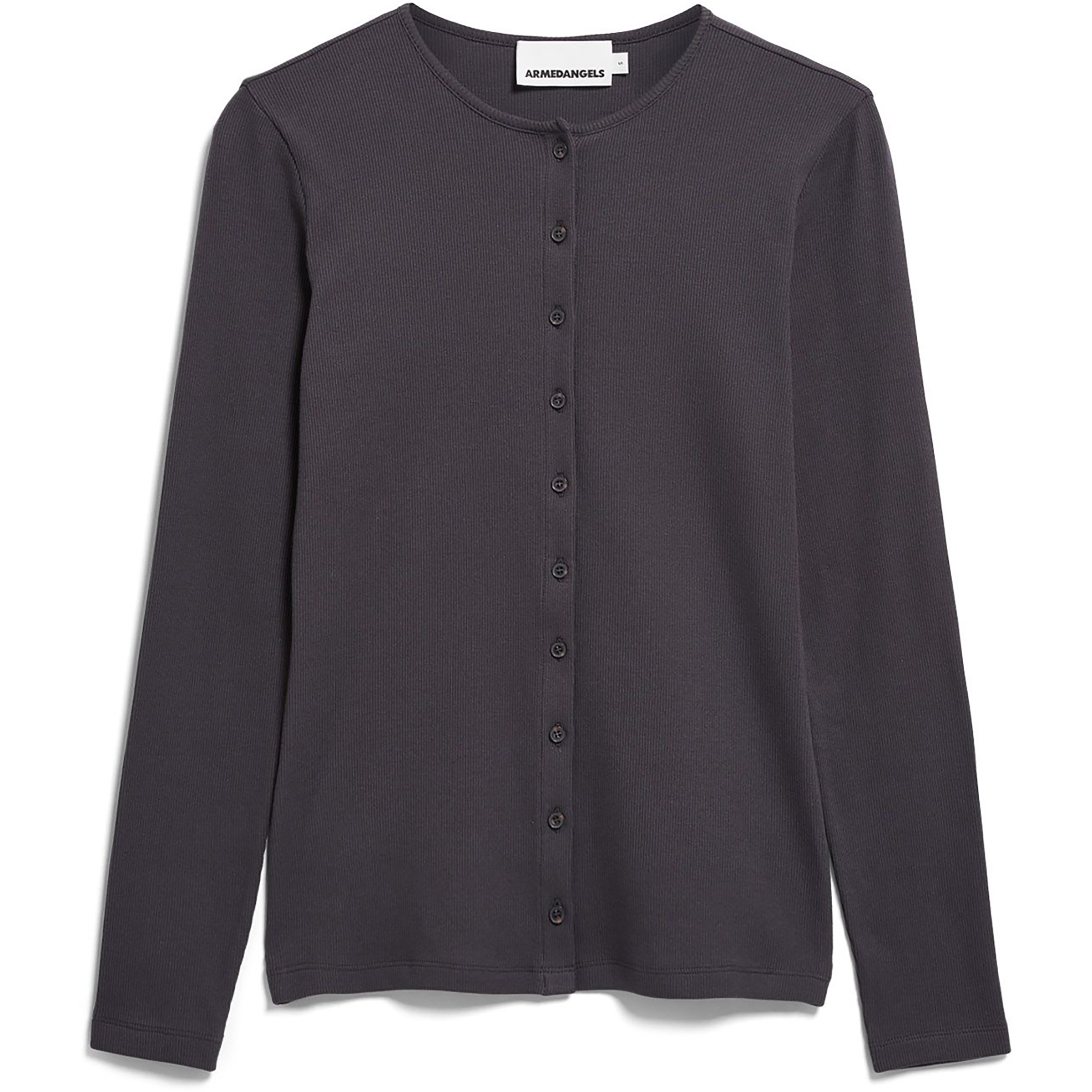 Armedangels Rib Button Damen Freizeitjacke, Parkas grau Größe S Lifestyle Elastisch