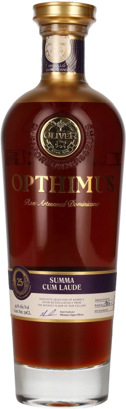 Opthimus Ron Opthimus 25 Summa Cum Laude Ron Artesanal Dominicano 45,1% Vol. 0,7l
