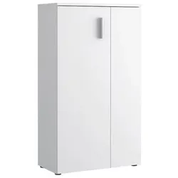 FORTE Schuhschrank Miami Dekor Weiß