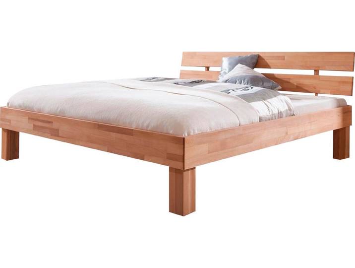 Massivholzbett RELITA Julia, Deal für begrenzte Zeit , beige (buche geölt), B:95cm H:75cm L:212cm, Betten, Massivholzbett, stabverleimte Buche, oberfläche geölt, verschiedene Breiten