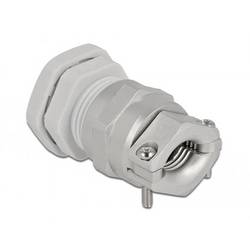 Delock 60358 mit Zugentlastung Metall, Kunststoff Grau 1 St.