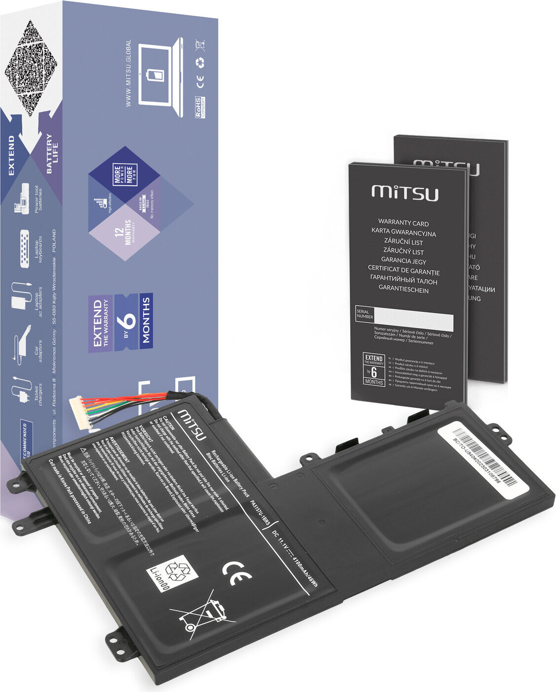 Mitsu PA5157U-1BRS batterij voor Toshiba Satellite U940