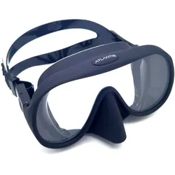 Atlantis Single Glas Mask - Schwarz/Schwarz
