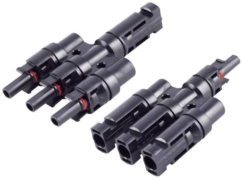 BKL Electronic PV4 Adapter Set 2800015 3/1 Schwarz Inhalt: 2St.