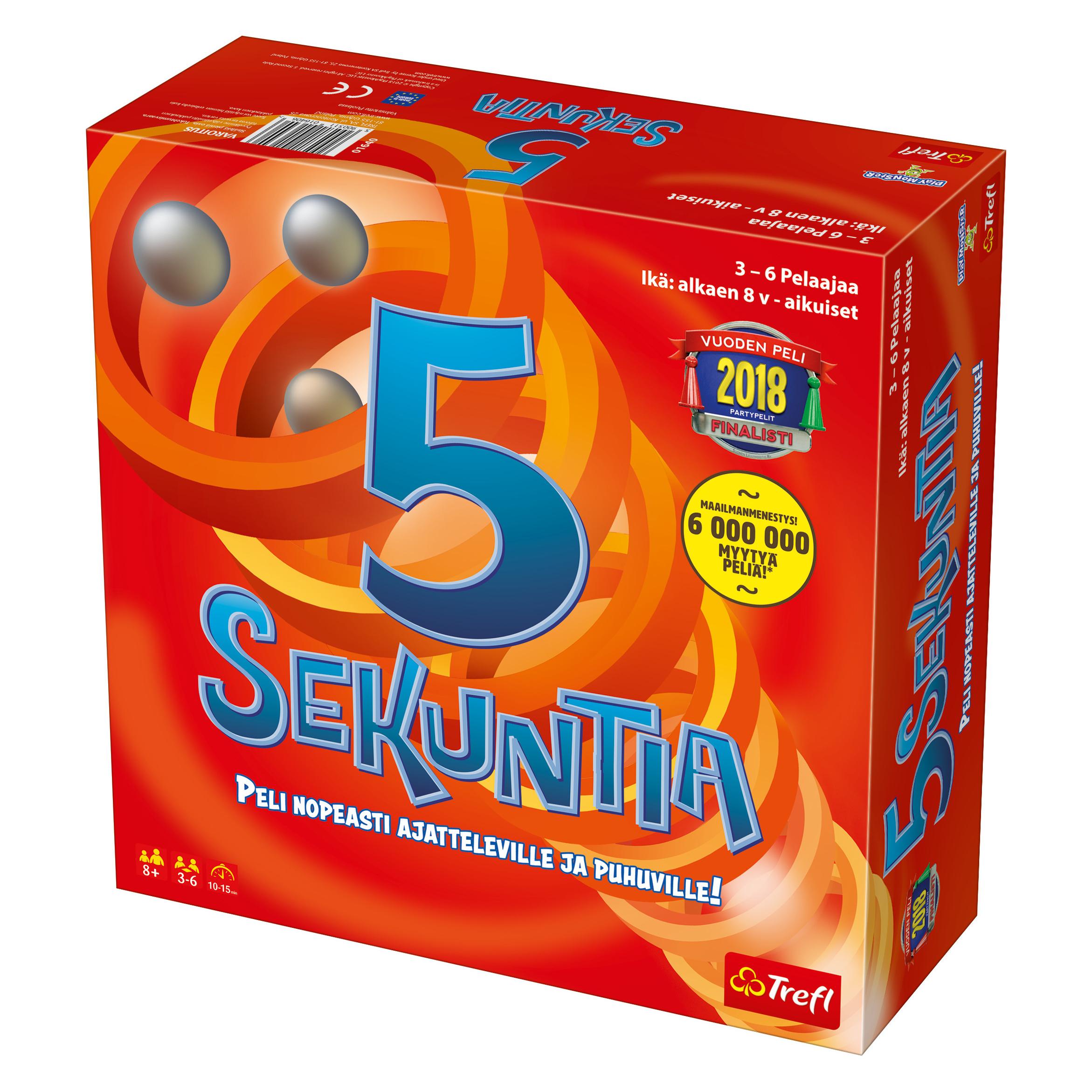 Trefl Board game 5 seconds (In Finnish lang.) (Finnisch) (01640T)