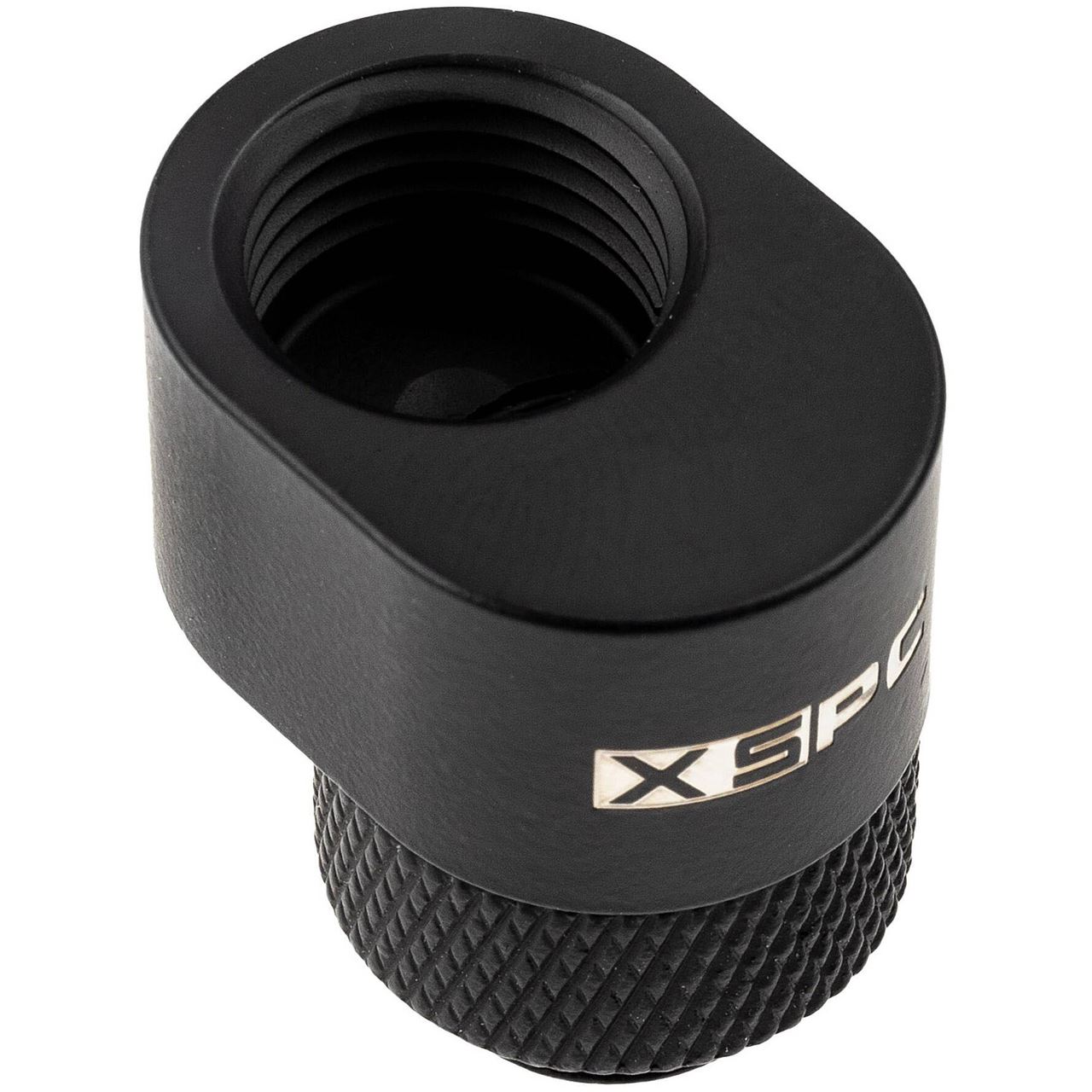XSPC G1/4 Rotary 7mm Offset Fitting - mattschwarz