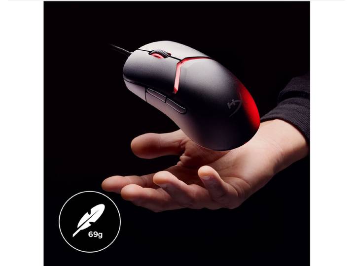 HyperX Pulsefire Saga - Bedrade gamingmuis - RGB-verlichting - 26.000 DPI - Zwart -