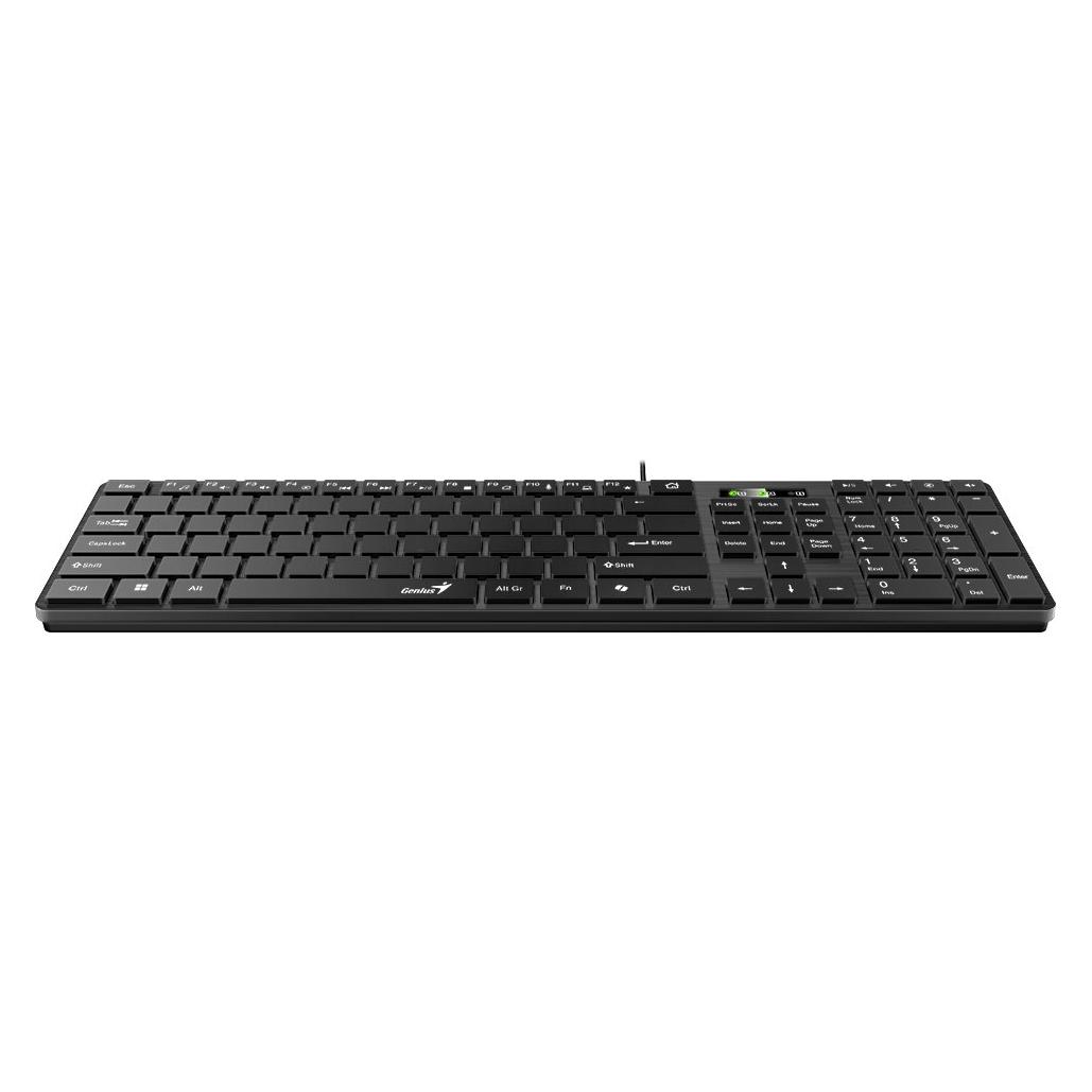 Genius Slimstar K500 Education schwarz / Office-Tastatur / kabelgebunden / USB / Kein Layout (Ohne Tastaturlayout, Kabelgebunden) (31310058400)