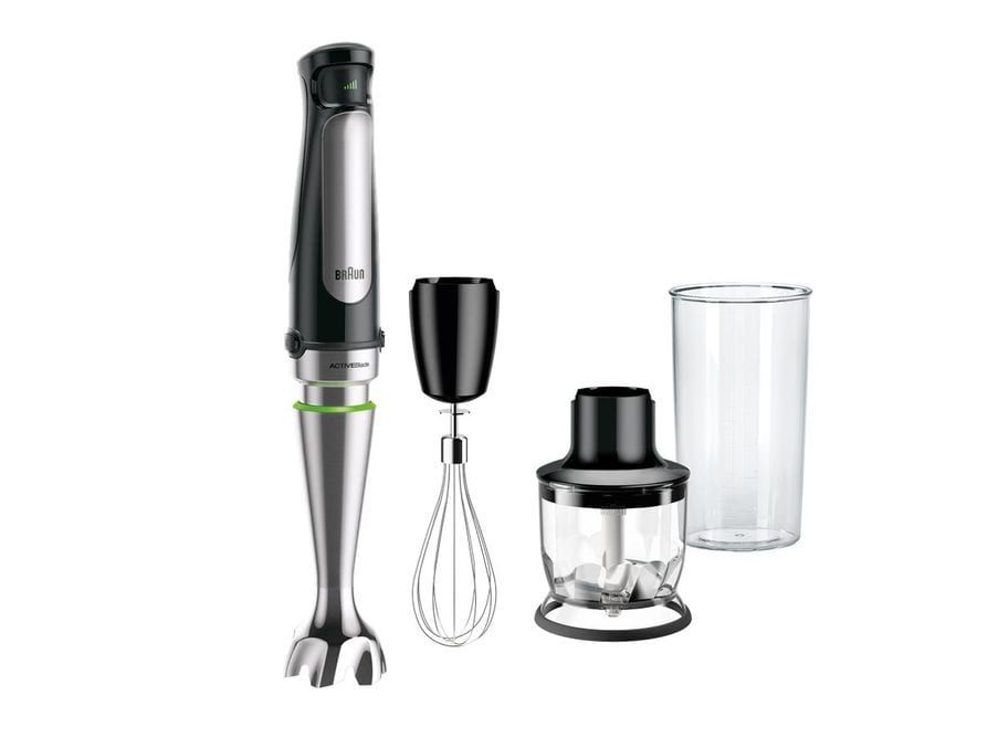 Braun MQ7025X MultiQuick 7 Stabmixer 1000 W (Schwarz, Edelstahl) 0X22111287