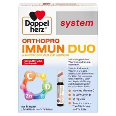 Doppelherz Orthopro Immun Duo system Trinkampullen 7 St