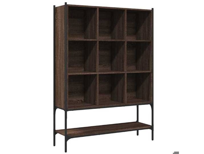 Bibliothèque maison - Bibliothèque chêne marron 102x30x141 5 cm bois d'ingénierie - 38.44kg _17220