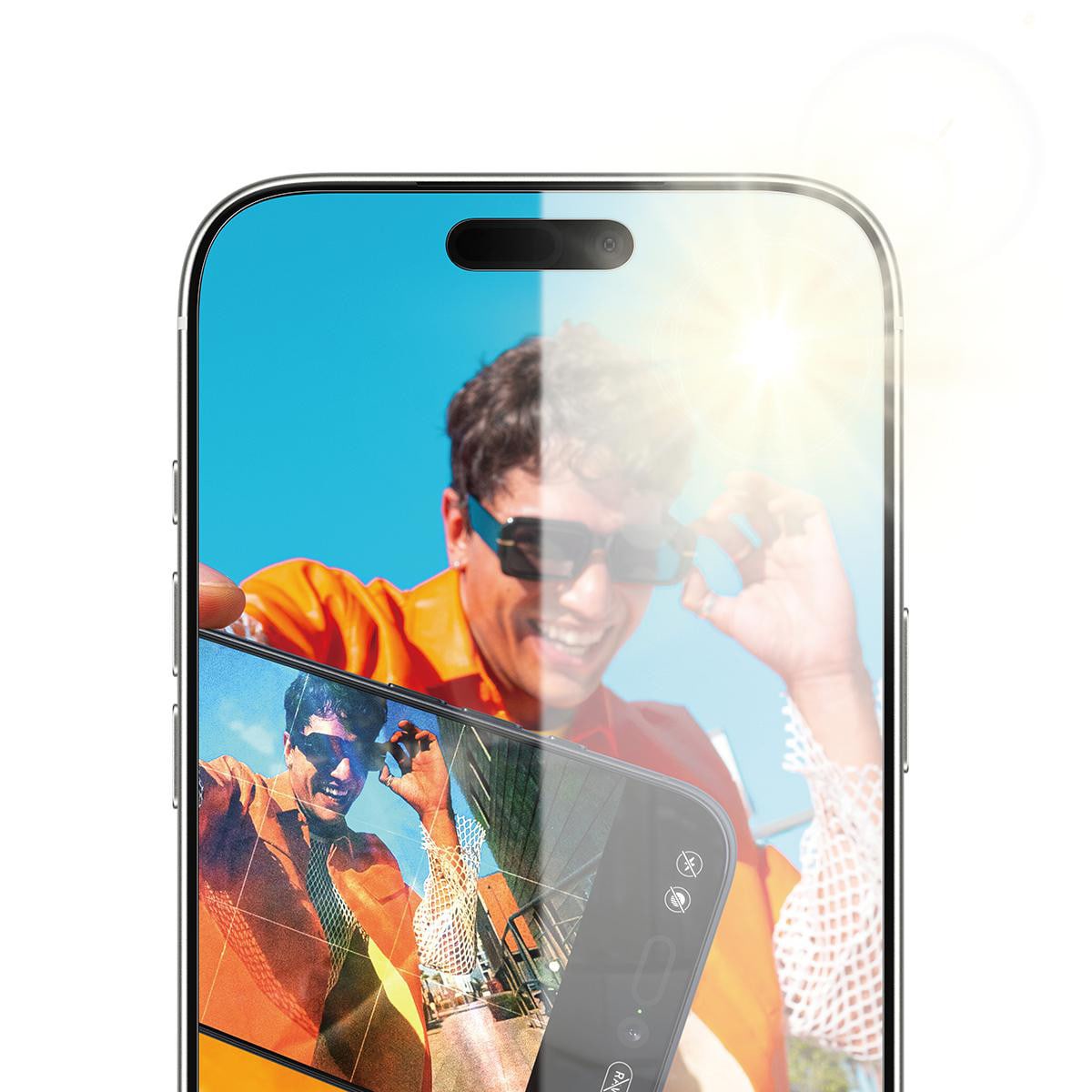 PanzerGlass® Anti-Reflective Armor Displayschutz iPhone 17 Pro Max m. EasyAligner PG34684