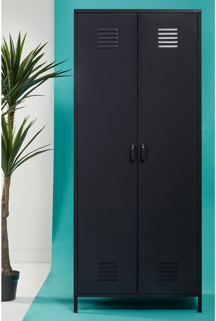 Rio Abdul-Raheem 2 Door Steel Wardrobe Back 76cm W X 50cm D