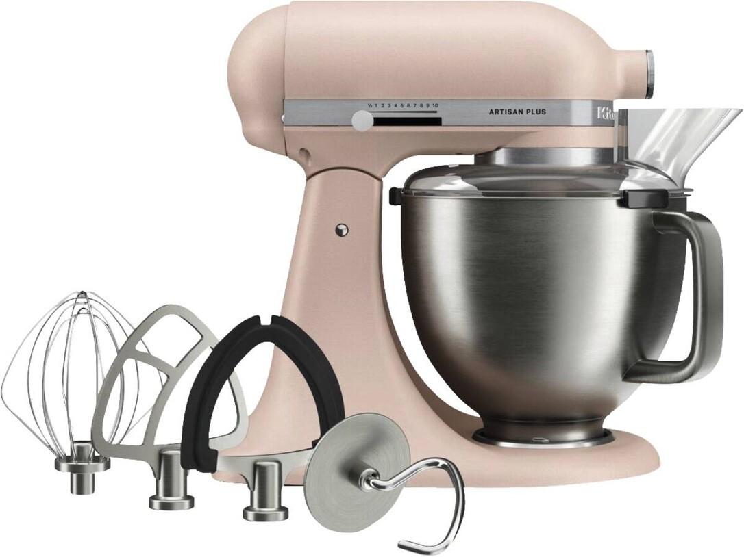 KitchenAid 5KSM50PKVEFT, Standmixer, Pink, Schlagen, Mixen, Verquirlen, 4,7 l, Feather Pink, Leiter