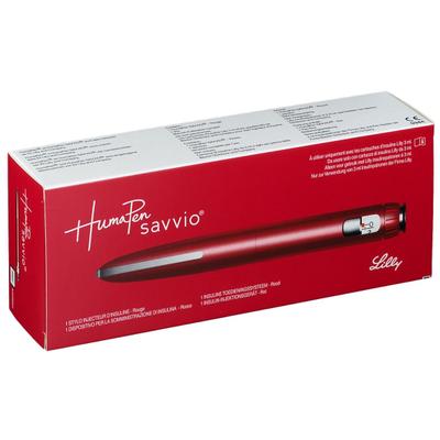 Humapen Savvio rot 1 St Injektionslösung in einem Fertigpen