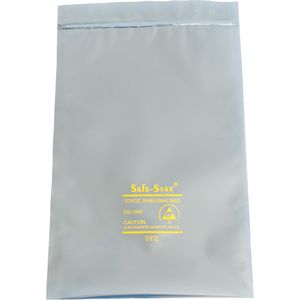 BJZ Druckverschlussbeutel Shielding-Beutel, 150 x 200 mm, 80 my, antistatisch, 100 Stück