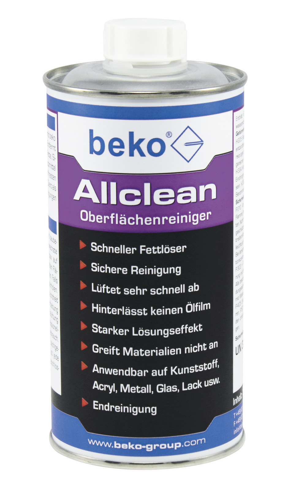 BEKO Allclean 2661200 Universeel reinigingsmiddel voor oppervlakken, 500 ml