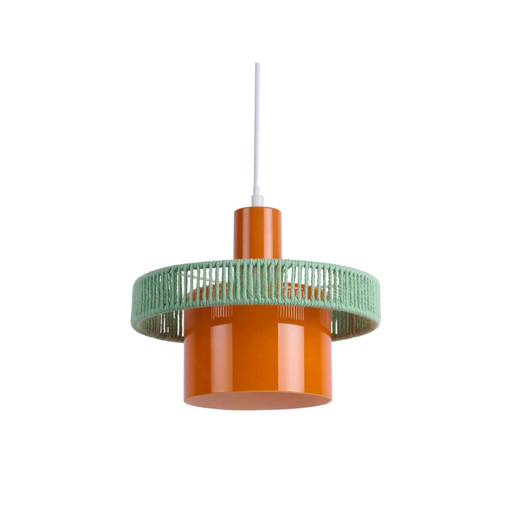 Leitmotiv Suspension coton orange 25x25x19.5cm Orange 25x20x25cm