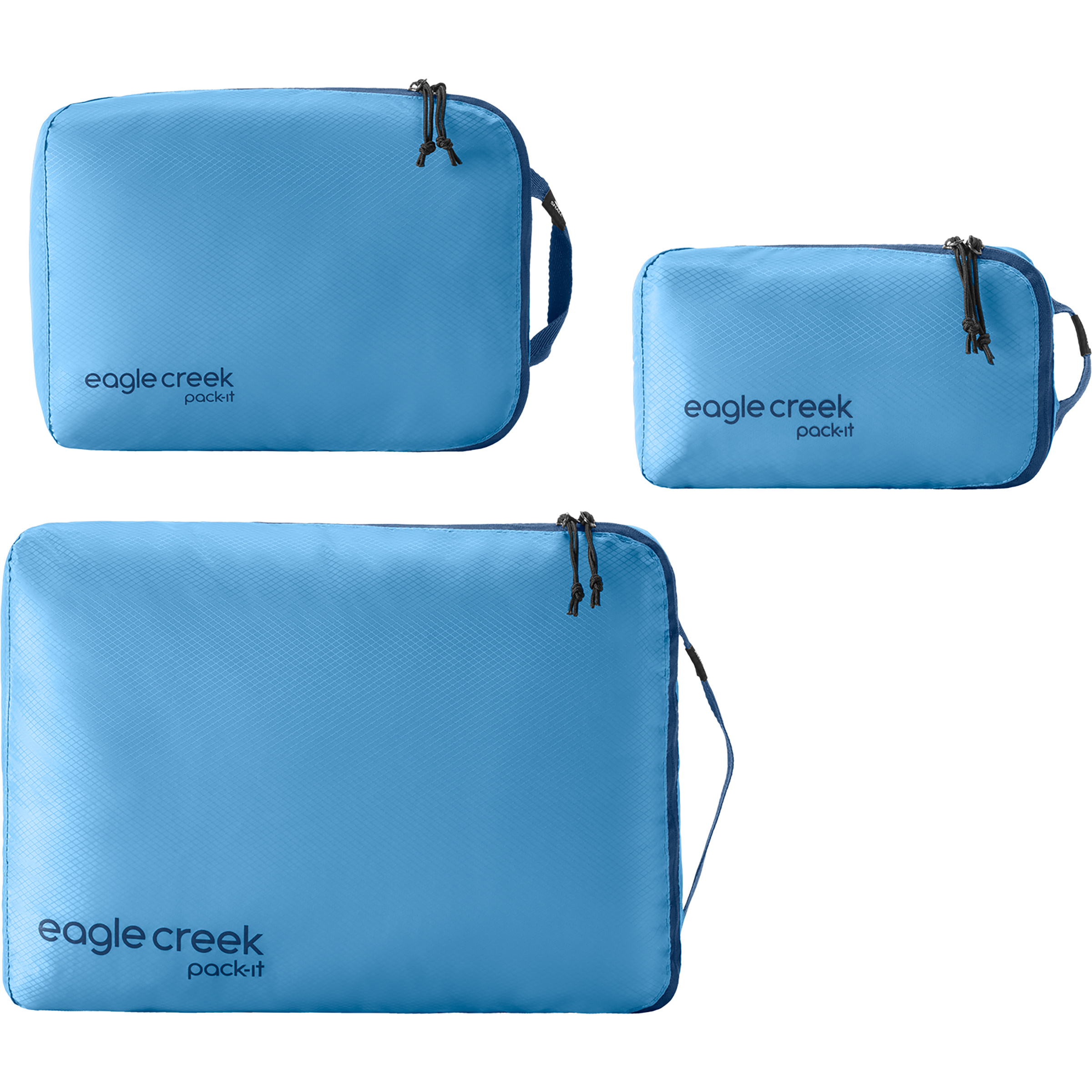 Eagle Creek Pack-It Isolate Cube XS/S/M Packtasche Set Packwürfel & Packtaschen blau Reise