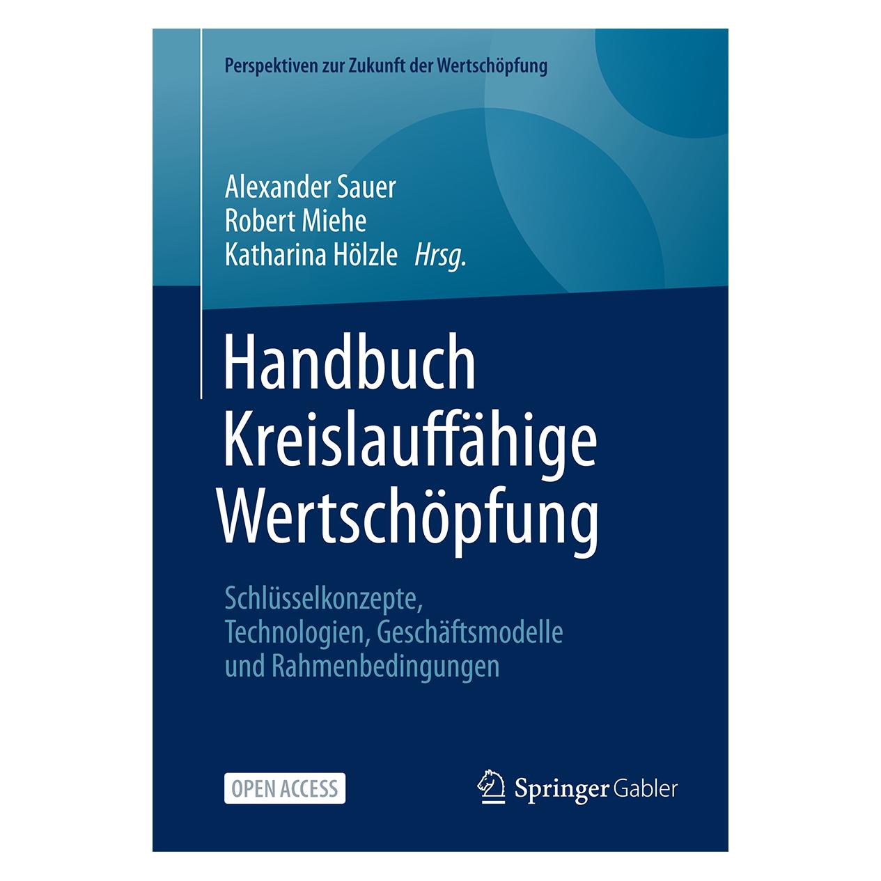 Springer Handbuch Kreislauffähige Wertschöpfung (Deutsch, Alexander Sauer, Katharina Hölzle, Robert Miehe) (62626533)